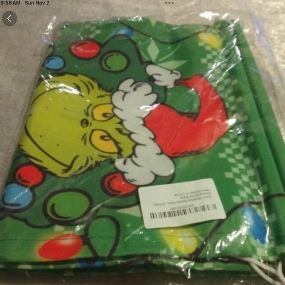 Grinch Green Happy Birthday Banner with LED Lights new - Picture 4 of 5